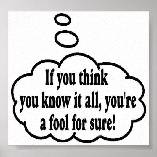 Mijn gedachten precies! poster (Voorkant)