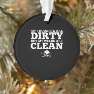 Mijn gedachten zijn diëst, maar mijn lasser is sch ornament