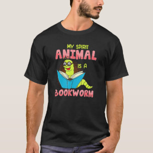 Mijn gedistilleerde dier is een boekenlezen in de  t-shirt