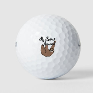 Mijn Geest Dier Leuke Luiaard Golfballen
