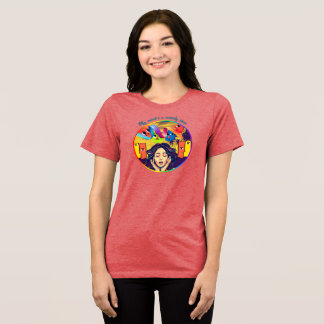 Mijn geest is een komedie show Tri-Blend shirt