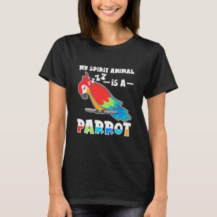 Mijn geest is een papegaai. t-shirt