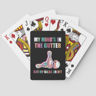 Mijn geest is in de goot, maar mijn ballen zijn ni pokerkaarten