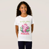 Mijn geestdier is een Axolotl meisjes T-shirt (Voorkant volledig)