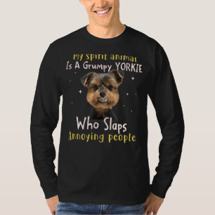 Mijn geestdier is een chagrijnige Yorkie T-shirt