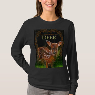 Mijn geestdier is een hertenjager op wilde dieren t-shirt