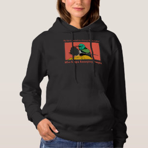 Mijn Geestesdier is een bruine kolibrie Hoodie