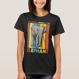 Mijn Geestesdier is een olifant voor mannen Jung T-shirt