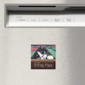 Mijn geheime schuilplaats - Cat Magnet Magneet (Insitu (Vaatwasser))