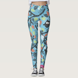 Mijn gekke uilvogel leggings