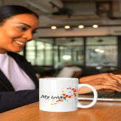 Mijn geliefde tweekleurige koffiemok