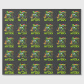 Mijn geluk beproeven Funny graafmachine St. Patric Cadeaupapier (Vlak)