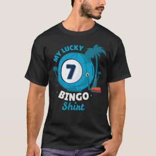 Mijn gelukkige Bingo Kleding Bingo Speler 1 T-shirt