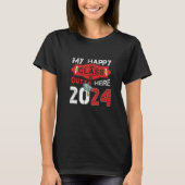 Mijn gelukkige klasse is hier buiten 2024 Afstuder T-shirt (Voorkant)