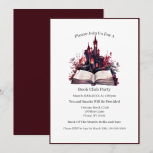 Mijn gelukkige plek is... boekenclub kaart