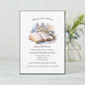 Mijn gelukkige plek is... boekenclub kaart (Staand voorkant)