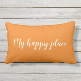 Mijn gelukkige plek lumbar kussen