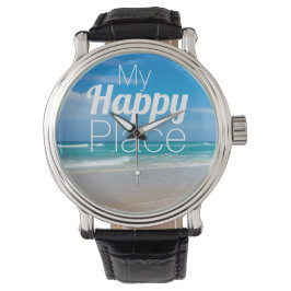 Mijn gelukkige plek: mooie Turkooise Beach Horloge
