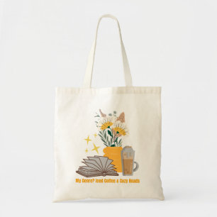 Mijn genre? IJskoffie en gezellige leeswaren Tote Bag