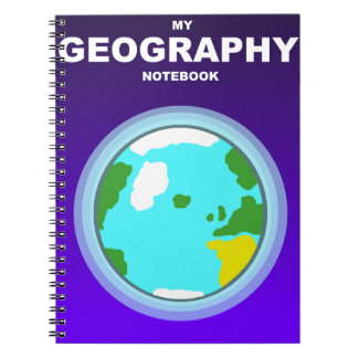 Mijn Geografie Notitieboek Wereldbol Journal