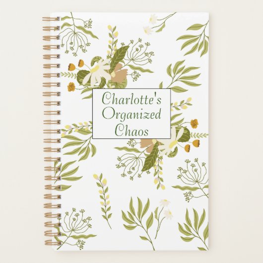 Mijn Georganiseerde Chaos Personaliseerd Planner (Voorkant)