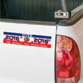 Mijn Gerbil voor President Bumpersticker (Op Truck)