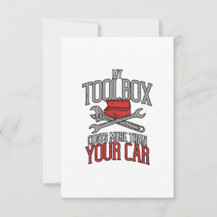 Mijn gereedschapskist kost meer dan je automatisch kaart