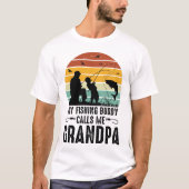 Mijn Geviste Boeddy noemt me opa T-shirt (Voorkant)
