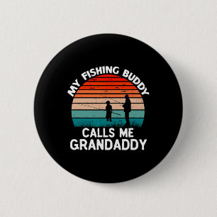 Mijn Geviste vriend noemt me Grandaddy Retro Ronde Button 5,7 Cm