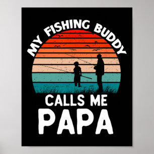 Mijn Geviste vriend noemt me Papa Retro Grand Poster