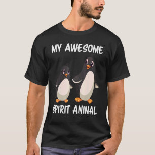 Mijn Geweldige geest is een pinguïn Cute Penguin T-shirt