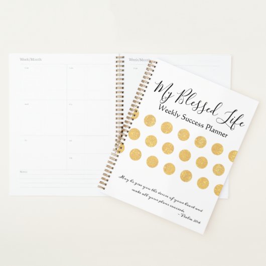 Mijn gezegende weekplanner planner (Display)