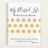 Mijn gezegende weekplanner planner (Voorkant)