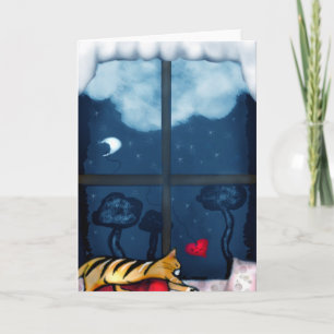 Mijn gezellige valentijn feestdagen kaart