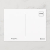 Mijn gezicht als ik je zie Schattige puppy Briefka Briefkaart (Achterkant)