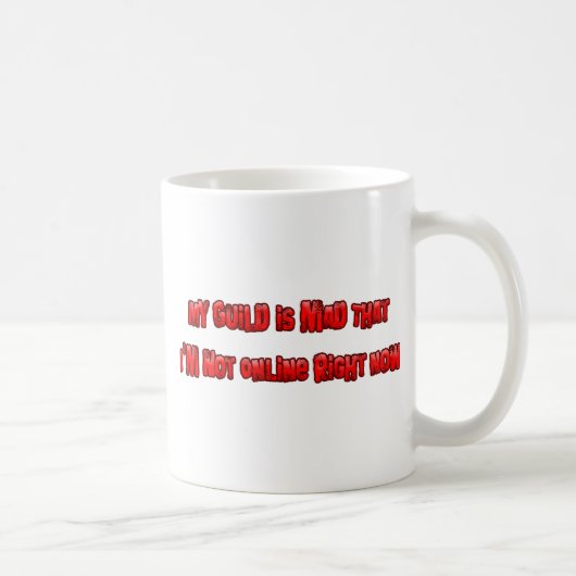 Mijn gids is Mad dat ik nu niet online ben Koffiemok (Rechts)