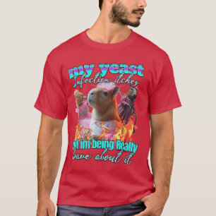 Mijn gistinfectie grappige smerige volwassenen hum t-shirt