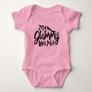 Mijn Glammy houdt van mij! Baby Romper