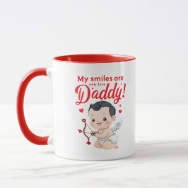 Mijn glimlach is alleen voor pappa – Valentijnsste Mok