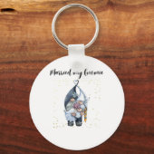 Mijn Gnomie trouwen Sleutelhanger (Voorkant)