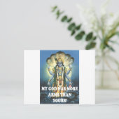 mijn god briefkaart (Staand voorkant)