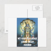 mijn god briefkaart (Voorkant / Achterkant)