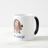 Mijn God is een geweldige God Magische Mok (Voorkant rechts)