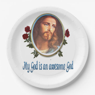 Mijn God is een geweldige God Papieren Bordje