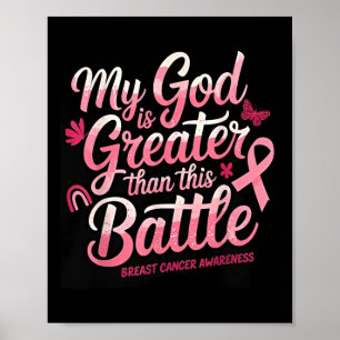 Mijn God is groter dan deze titel borstkanker ooit Poster