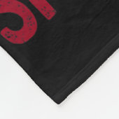 Mijn God is groter dan sikkelcelbewustzijnslint Fleece Deken (Hoek)