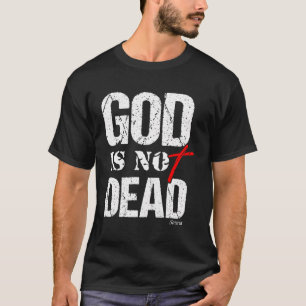 Mijn God is niet dood Christelijk evangelie Shirt