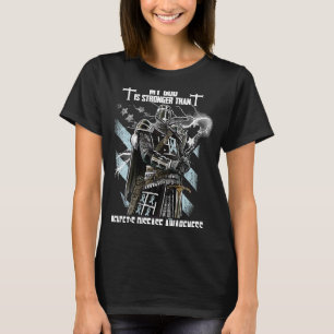 Mijn God is sterker dan Behçet's ziekte bewustzijn T-shirt