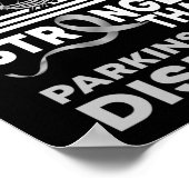 Mijn God is sterker dan de ziekte van Parkinson Poster (Hoek)