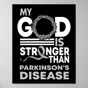Mijn God is sterker dan de ziekte van Parkinson Poster